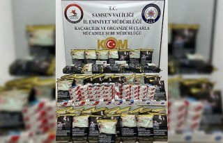 Samsun'da tütün ve sigara kaçakçılığı...