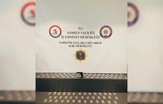 Samsun'da uyuşturucu operasyonunda 2 şüpheli...