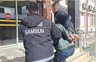 Bafra'da uyuşturucu operasyonunda yakalanıp...