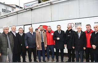 Türk Kızılay Vezirköprü'de kan bağışı...