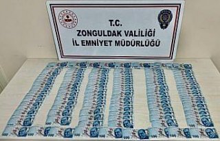 Zonguldak'ta sahte parayla yakalanan zanlı tutuklandı