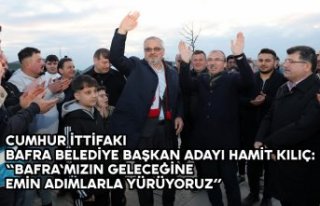 CUMHUR İTTİFAKI BAFRA BELEDİYE BAŞKAN ADAYI HAMİT...