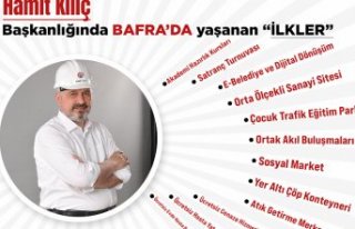 HAMİT KILIÇ BAŞKANLIĞINDA BAFRA'DA YAŞANAN...