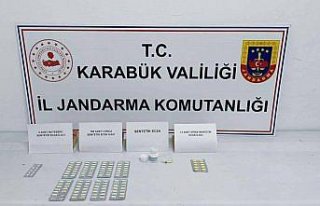 Karabük'te uyuşturucu operasyonunda 3 şüpheli...