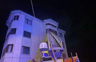 Mudurnu'da çıkan baca yangını söndürüldü