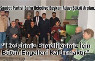 Saadet Partisi Bafra Belediye Başkan Adayı Şükrü...