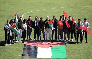 Tokat'ta üniversite öğrencilerinden Gazze...