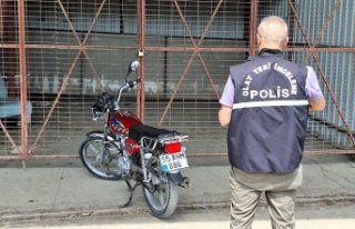 Bafra’da çalıntı motosiklet 3 gün sonra bulundu