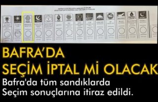 Bafra’da tüm sandıklarda seçim sonuçlarına...