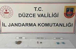 Düzce'de uyuşturucu operasyonlarında 22 kişi...