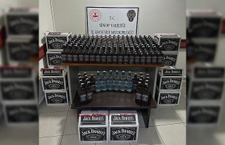 Gerze'de gümrük kaçağı alkol ele geçirildi