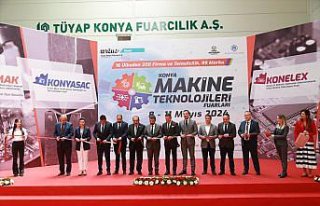 Konya Makine Teknolojileri Fuarları kapılarını...