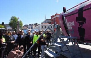 Samsun'da gazeteciler emniyet kemerinin önemini...