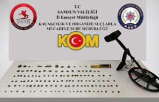 Samsun'da tarihi eser operasyonunda 2 zanlı...