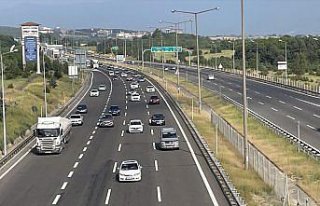 Anadolu Otoyolu'nun Bolu ve Düzce kesiminde...