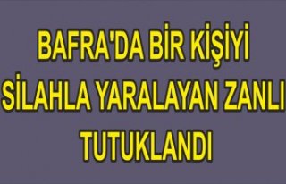 Bafra'da bir kişiyi silahla yaralayan zanlı...