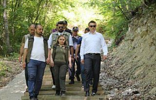 Gerze Kaymakamı Arabacı, Sorgun Şelalesi'ndeki...