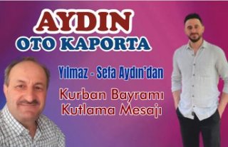 Yılmaz Aydın ve Sefa Aydın'dan Kurban Bayramı...