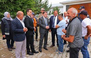 Bayburt Valisi Eldivan Gökçedere beldesini ziyaret...