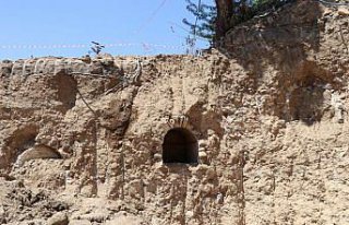 Amasya'da inşaat kazısında Roma dönemine...