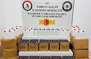 Samsun'da 1 ton etil alkol ele geçirildi