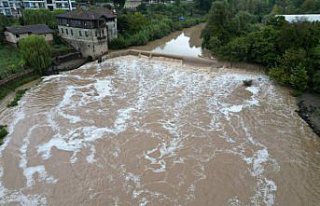 Bartın Irmağı'nın bir bölümünde suyun...