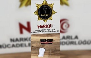 Gümüşhane'de uyuşturucu operasyonunda 1 şüpheli...