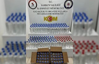 Samsun'da 320 litre etil alkol ele geçirildi