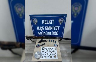 Gümüşhane'de Roma dönemine ait olduğu değerlendirilen...