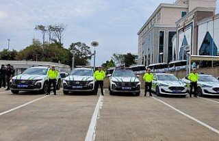 Samsun Emniyet Müdürlüğüne 91 yeni araç tahsis...