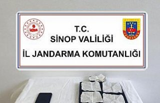 Türkeli'de uyuşturucu operasyonunda bir kişi...