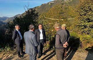 Espiye Kaymakamı Kavanoz, köylerdeki çalışmaları...