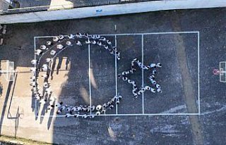 Giresun'da 200 öğrenci Atatürk'ü “1938“...