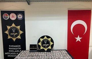 Karabük'te uyuşturucu operasyonlarında yakalanan...