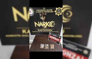 Kastamonu'da uyuşturucu operasyonunda 3 şüpheli...