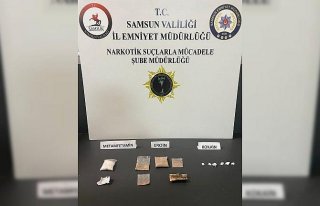 Samsun'da uyuşturucu operasyonunda 1 şüpheli...