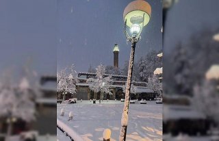 Samsun'un ilçelerinde kar yağışı etkili...