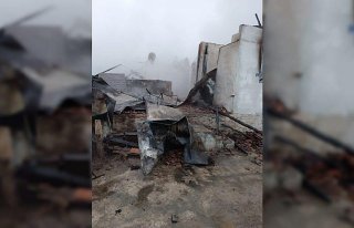 Çorum'da elektrik kontağından çıkan yangında...