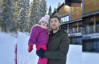 Kızakla kaymak isteyenler, Ilgaz Yurduntepe'de...