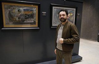 Samsun'da Kudüs'le ilgili ebru, resim ve...