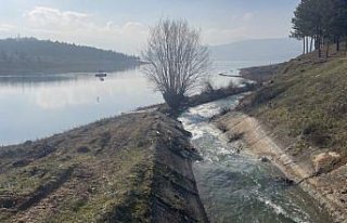 Bolu'nun içme suyu kaynağı Gölköy Barajı'nda...