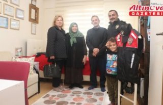 Samsun Emniyetinden şehit ailelerine ziyaret