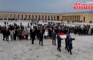 Samsunlu mübadillerden Anıtkabir'e ziyaret