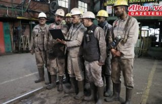 Zonguldak'ta maden işçileri, AA'nın “Yılın...