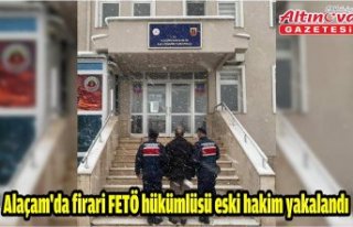 Alaçam'da firari FETÖ hükümlüsü eski hakim...