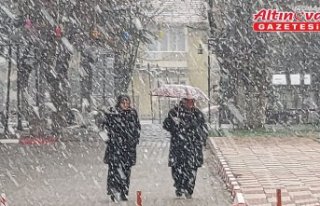 Amasya'da kar etkili oluyor