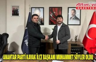 Anahtar Parti Kavak İlçe Başkanı Muhammet Söyler...
