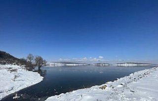 Bolu'nun içme suyu kaynağı Gölköy Barajı'nda...