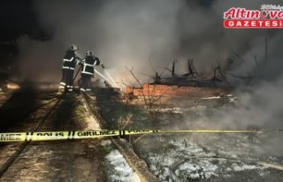 Karabük'te çıkan yangında müstakil ev kullanılamaz...