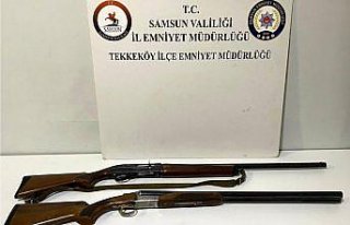 Samsun'da tersane alanında yasa dışı avcılık...